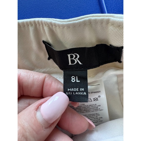 Banana Republic 8L Beige Khaki Utility Pants Western Slim Fit Chino - Picture 3 of 9